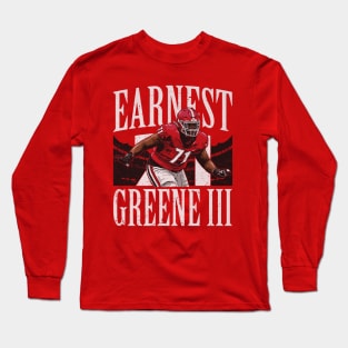 Earnest Greene III College Player Name Long Sleeve T-Shirt